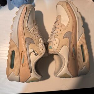 Nike Women's Air Max Sneakers - Cream and Tan